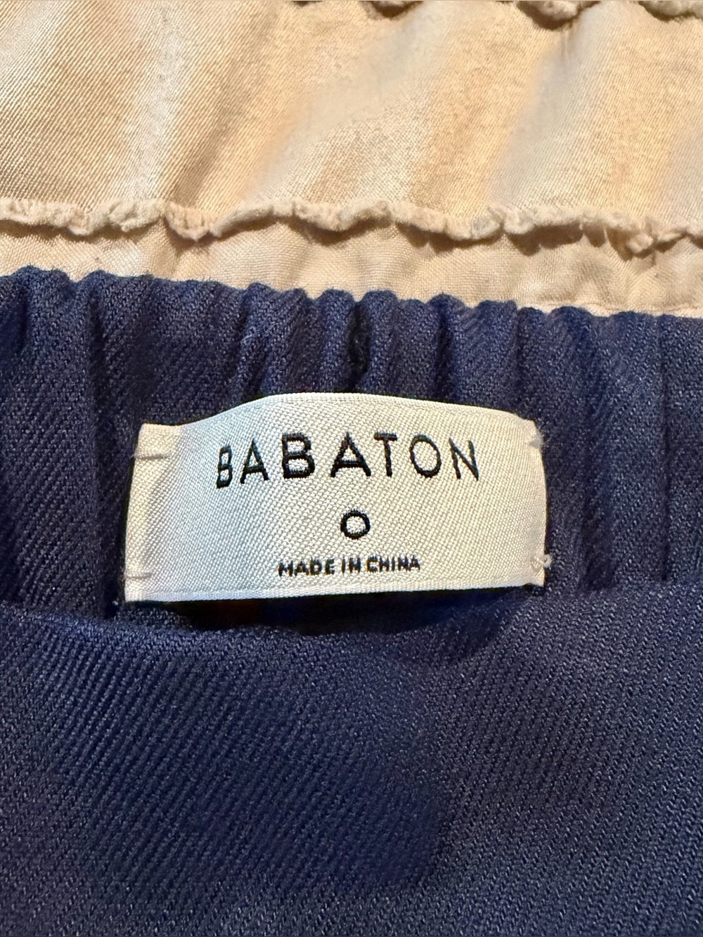 Aritzia Babaton Conan Pant Linen Blend Classic Navy Blue 0 Workwear Business - Picture 4 of 10